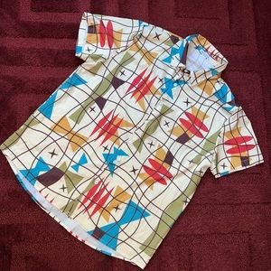 Retro Style Sort Sleeve Shirt XXL